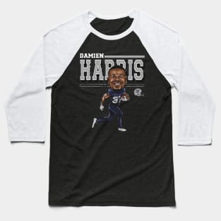 Damien Harris New England Cartoon Baseball T-Shirt